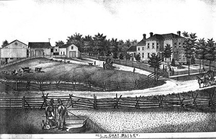Engraving of Farm