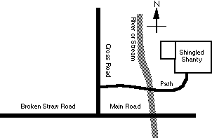 Cabin Location Map